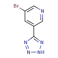 3-bromo-5-(2H-1,2,3,4-tetrazol-5-yl)pyridine