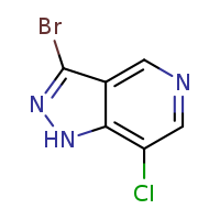 3-bromo-7-chloro-1H-pyrazolo[4,3-c]pyridine