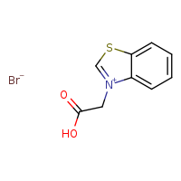 3-(carboxymethyl)-1,3-benzothiazol-3-ium bromide
