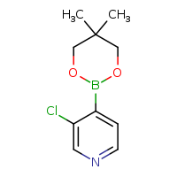3-chloro-4-(5,5-dimethyl-1,3,2-dioxaborinan-2-yl)pyridine