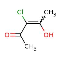 3-chloro-4-hydroxypent-3-en-2-one