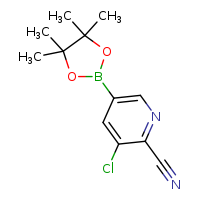 3-chloro-5-(4,4,5,5-tetramethyl-1,3,2-dioxaborolan-2-yl)pyridine-2-carbonitrile