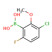 3-chloro-6-fluoro-2-methoxyphenylboronic acid