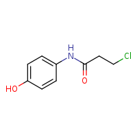 3-chloro-N-(4-hydroxyphenyl)propanamide