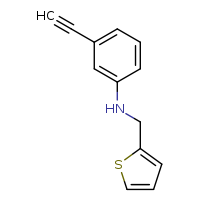 3-ethynyl-N-(thiophen-2-ylmethyl)aniline
