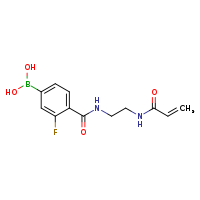 3-fluoro-4-{[2-(prop-2-enamido)ethyl]carbamoyl}phenylboronic acid