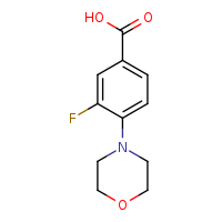 3-fluoro-4-(morpholin-4-yl)benzoic acid