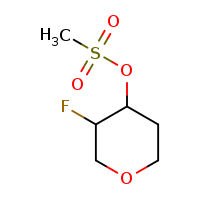 3-fluorooxan-4-yl methanesulfonate