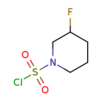 3-fluoropiperidine-1-sulfonyl chloride