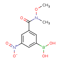 3-[methoxy(methyl)carbamoyl]-5-nitrophenylboronic acid