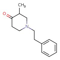 3-methyl-1-(2-phenylethyl)piperidin-4-one