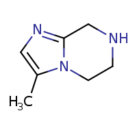 3-methyl-5H,6H,7H,8H-imidazo[1,2-a]pyrazine
