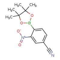 3-nitro-4-(4,4,5,5-tetramethyl-1,3,2-dioxaborolan-2-yl)benzonitrile