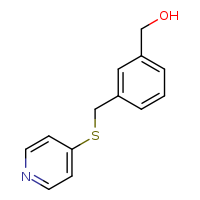 {3-[(pyridin-4-ylsulfanyl)methyl]phenyl}methanol