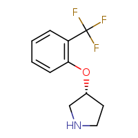 (3R)-3-[2-(trifluoromethyl)phenoxy]pyrrolidine