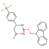 (3R)-3-{[(9H-fluoren-9-ylmethoxy)carbonyl]amino}-3-[4-(trifluoromethyl)phenyl]propanoic acid