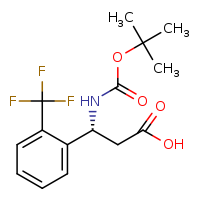 (3R)-3-[(tert-butoxycarbonyl)amino]-3-[2-(trifluoromethyl)phenyl]propanoic acid