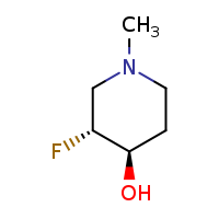 (3R,4R)-3-fluoro-1-methylpiperidin-4-ol