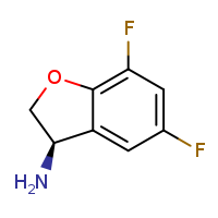(3R)-5,7-difluoro-2,3-dihydro-1-benzofuran-3-amine