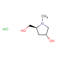 (3R,5S)-5-(hydroxymethyl)-1-methylpyrrolidin-3-ol hydrochloride