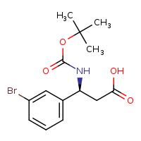 (3S)-3-(3-bromophenyl)-3-[(tert-butoxycarbonyl)amino]propanoic acid