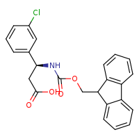 (3S)-3-(3-chlorophenyl)-3-{[(9H-fluoren-9-ylmethoxy)carbonyl]amino}propanoic acid