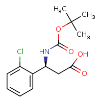 (3S)-3-[(tert-butoxycarbonyl)amino]-3-(2-chlorophenyl)propanoic acid