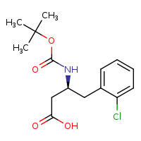 (3S)-3-[(tert-butoxycarbonyl)amino]-4-(2-chlorophenyl)butanoic acid