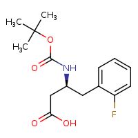 (3S)-3-[(tert-butoxycarbonyl)amino]-4-(2-fluorophenyl)butanoic acid