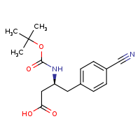 (3S)-3-[(tert-butoxycarbonyl)amino]-4-(4-cyanophenyl)butanoic acid