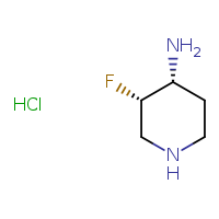 (3S,4R)-3-fluoropiperidin-4-amine hydrochloride