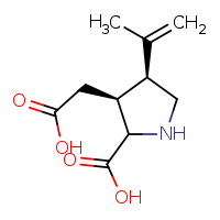 (3S,4S)-3-(carboxymethyl)-4-(prop-1-en-2-yl)pyrrolidine-2-carboxylic acid