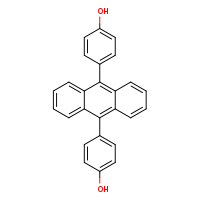 4-[10-(4-hydroxyphenyl)anthracen-9-yl]phenol