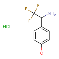 4-(1-amino-2,2,2-trifluoroethyl)phenol hydrochloride