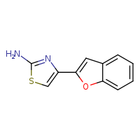 4-(1-benzofuran-2-yl)-1,3-thiazol-2-amine