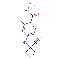 4-[(1-cyanocyclobutyl)amino]-2-fluoro-N-methylbenzamide