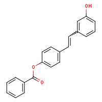 4-[(1E)-2-(3-hydroxyphenyl)ethenyl]phenyl benzoate