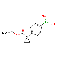 4-[1-(ethoxycarbonyl)cyclopropyl]phenylboronic acid