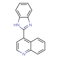 4-(1H-1,3-benzodiazol-2-yl)quinoline
