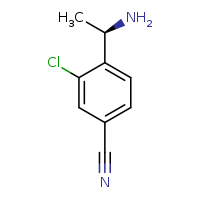 4-[(1R)-1-aminoethyl]-3-chlorobenzonitrile