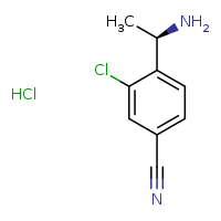 4-[(1R)-1-aminoethyl]-3-chlorobenzonitrile hydrochloride