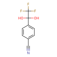 4-(2,2,2-trifluoro-1,1-dihydroxyethyl)benzonitrile