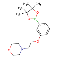 4-{2-[3-(4,4,5,5-tetramethyl-1,3,2-dioxaborolan-2-yl)phenoxy]ethyl}morpholine