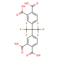 4-[2-(3,4-dicarboxyphenyl)-1,1,1,3,3,3-hexafluoropropan-2-yl]benzene-1,2-dicarboxylic acid