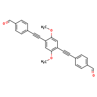 4-(2-{4-[2-(4-formylphenyl)ethynyl]-2,5-dimethoxyphenyl}ethynyl)benzaldehyde