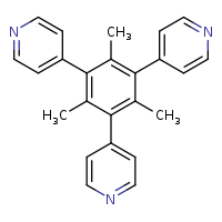 4-[2,4,6-trimethyl-3,5-bis(pyridin-4-yl)phenyl]pyridine