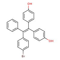 4-[2-(4-bromophenyl)-1-(4-hydroxyphenyl)-2-phenylethenyl]phenol
