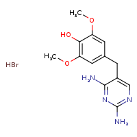 4-[(2,4-diaminopyrimidin-5-yl)methyl]-2,6-dimethoxyphenol hydrobromide