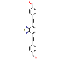 4-(2-{7-[2-(4-formylphenyl)ethynyl]-2,1,3-benzothiadiazol-4-yl}ethynyl)benzaldehyde