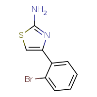 4-(2-bromophenyl)-1,3-thiazol-2-amine